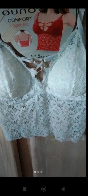Croc top dentelle