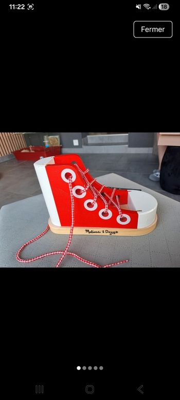 Chaussure en bois