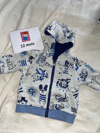 Gilet réversible catimini 12 mois
