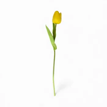 Tulipe Artificielle Jaune 33 cm Neuf 