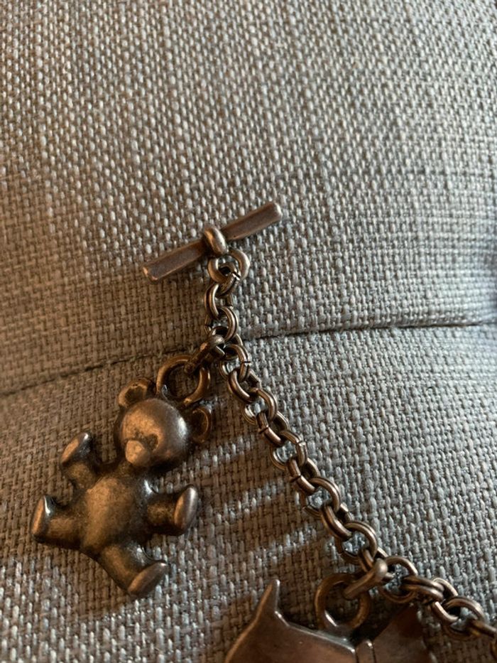 Bracelet vintage chien et ours - photo numéro 3