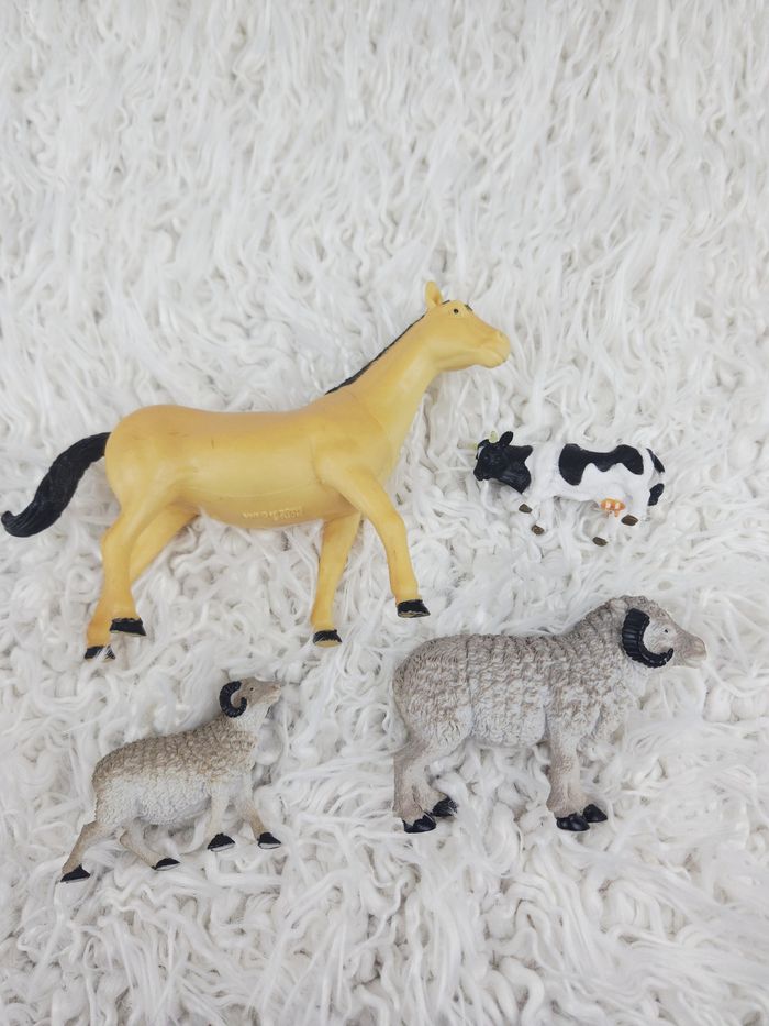 Lot de 25 figurines animaux de la Ferme marque Oxybul 🎅 - photo numéro 7