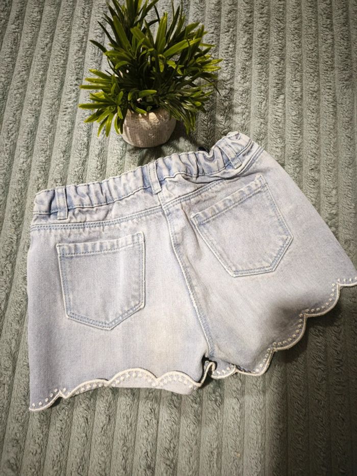 Short Fille 8 ans bleu clair - photo numéro 2