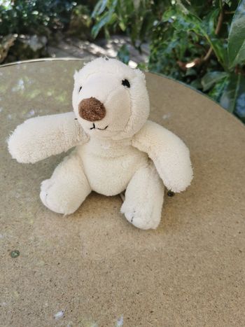 Ours blanc petite peluche Gipsy