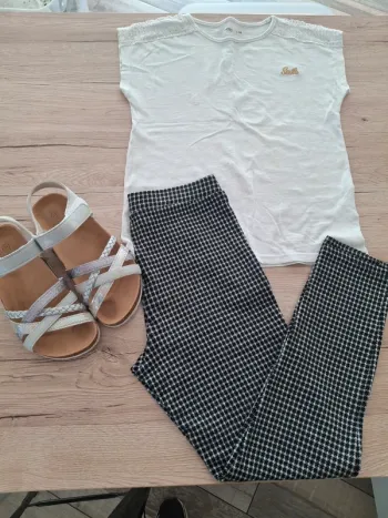 Legging et tea shirt 10 ans