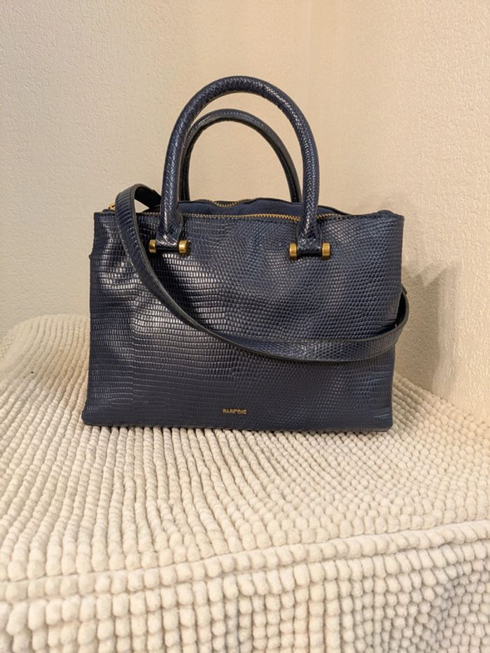 Sac 3 poches cuir et daim Parfois