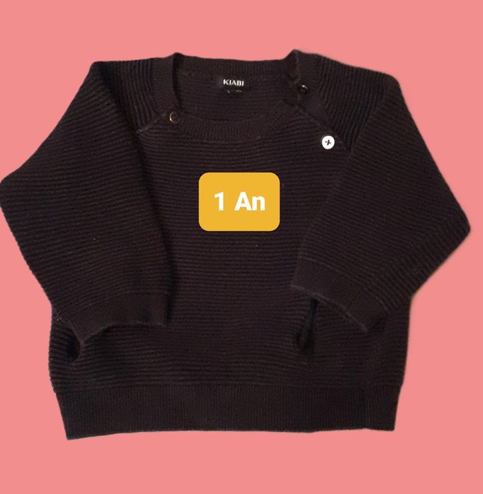 Joli lot bébé 1 An. 1 pantalon + 2 pulls - photo numéro 4