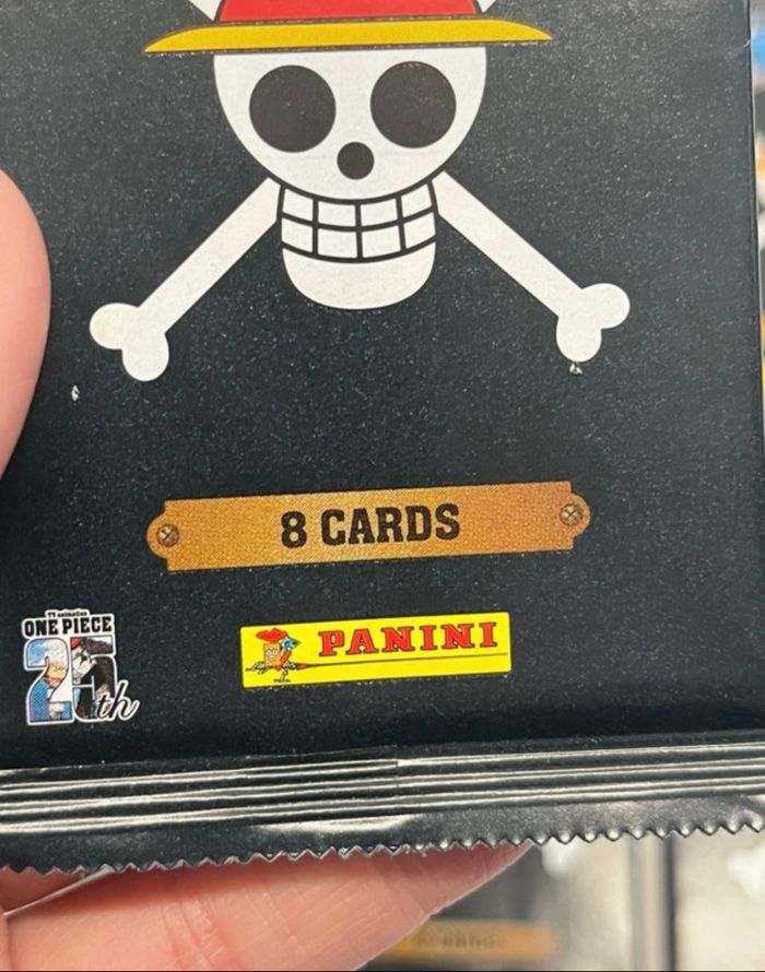 8 sachets panini One Piece 25 ans neufs scellés - photo numéro 4