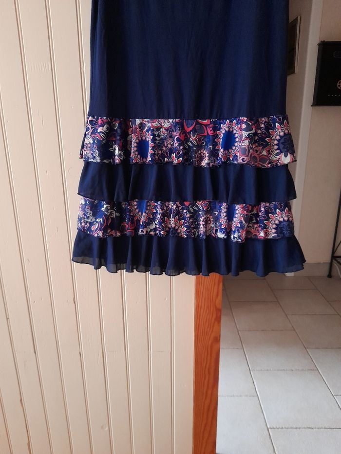 Robe bleu marine colorée 36 38 - photo numéro 6
