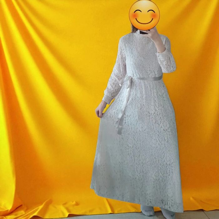 Robe élégante en guipure, style bohème chic - photo numéro 2