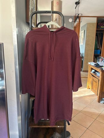 Robe SWEAT bordeaux