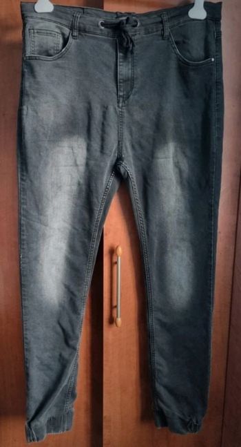 Pantalon effet délavé style jeans taille XL mixte