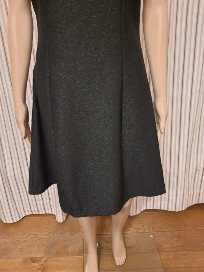 Jolie Robe noir brillant Sophyline taille M - photo numéro 4
