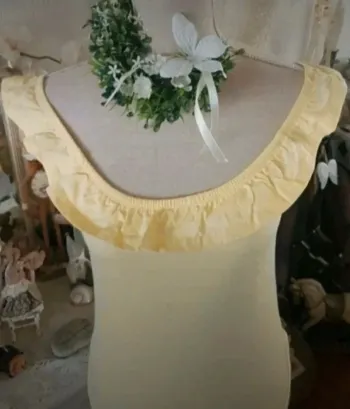 Body jaune volanté Primark Taille 40 Neuf