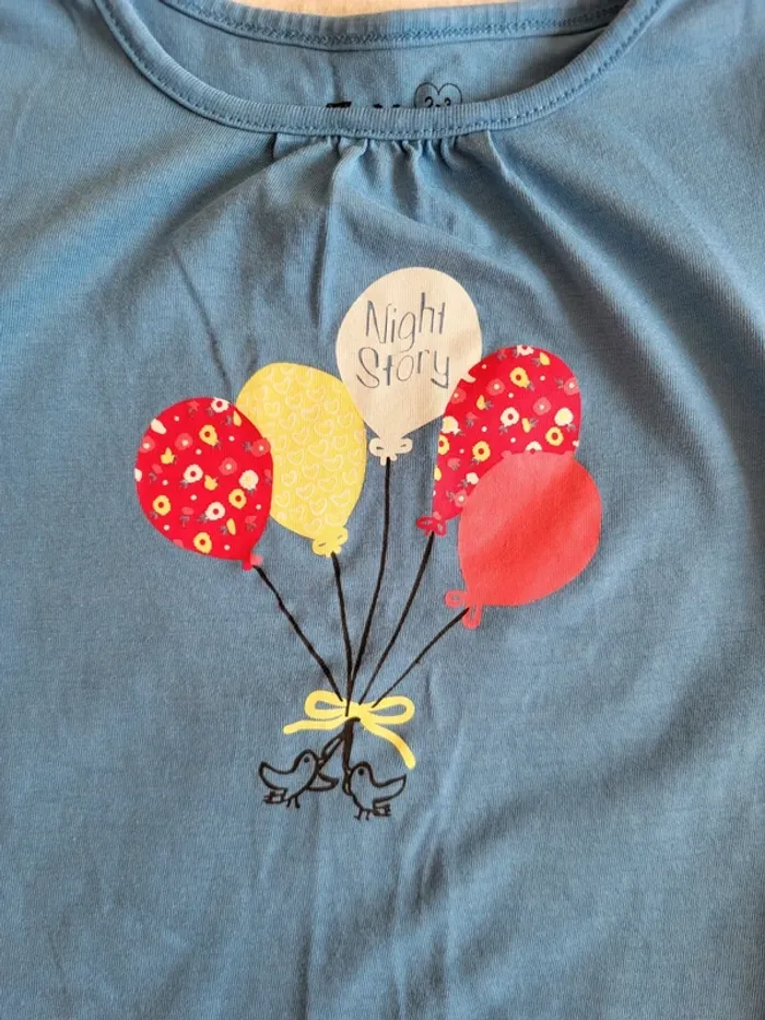 T-shirt manches courtes fille 2 ans 100% coton - photo numéro 2