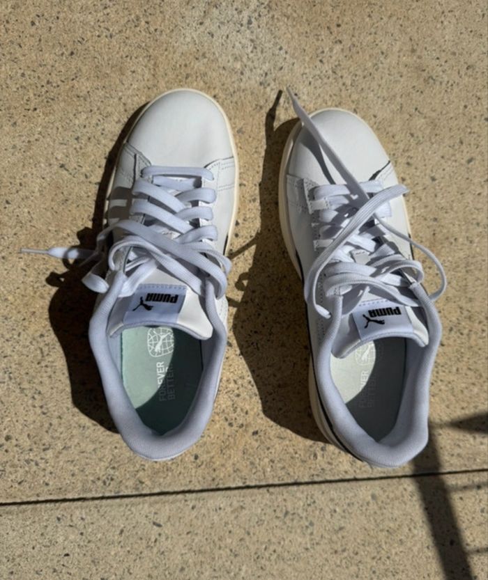 Baskets Puma blanches - Taille 38 NEUVE - photo numéro 5