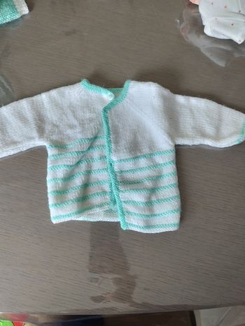 Gilet garçon naissance