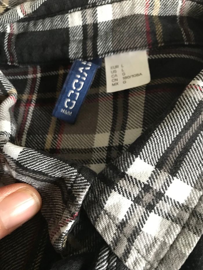 Lot de 2 chemises à carreaux H&M taille L et XL - photo numéro 11