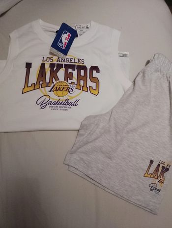 NBA Lakers ensemble pyjama débardeur short 10 ans