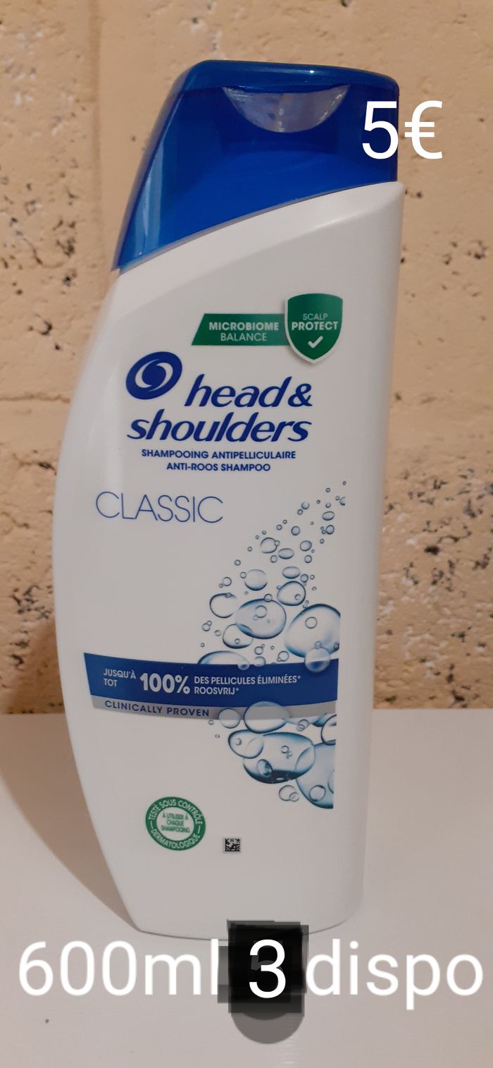 Shampoing head and shoulders