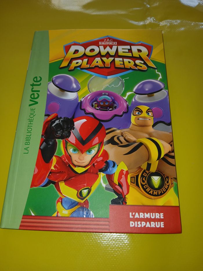 livre bibliotheque verte power players 6/8ans