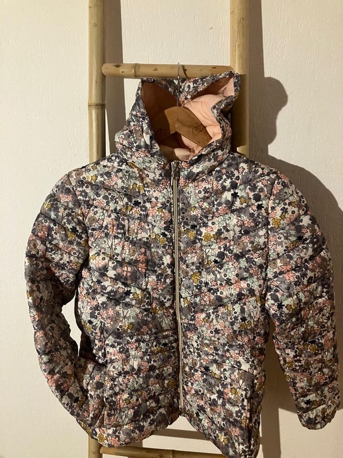 Doudoune Mango kids à fleur - photo numéro 3