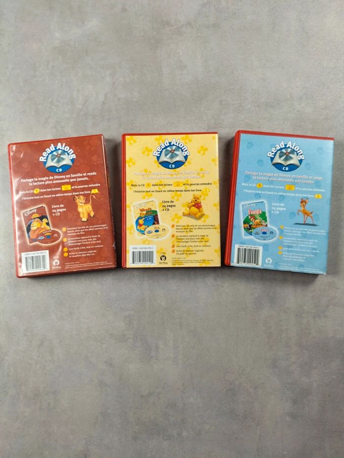 Livres Disney Read Along – Le Roi Lion, Winnie l’Ourson, Bambi (Livre + CD) - photo numéro 2