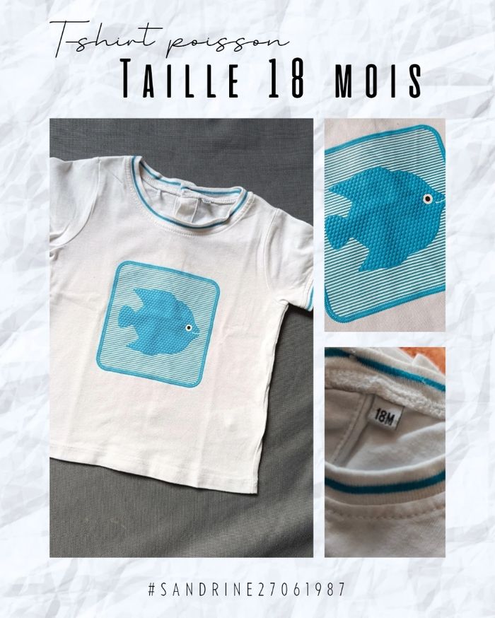 T-shirt poisson