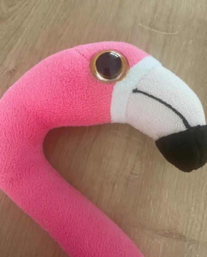 Lot Peluche flamant rose - photo numéro 3