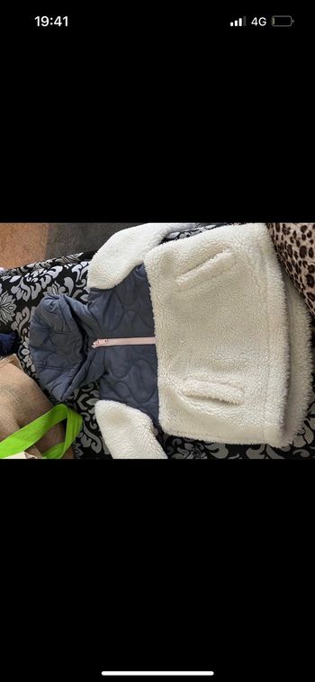 Manteau effet mouton