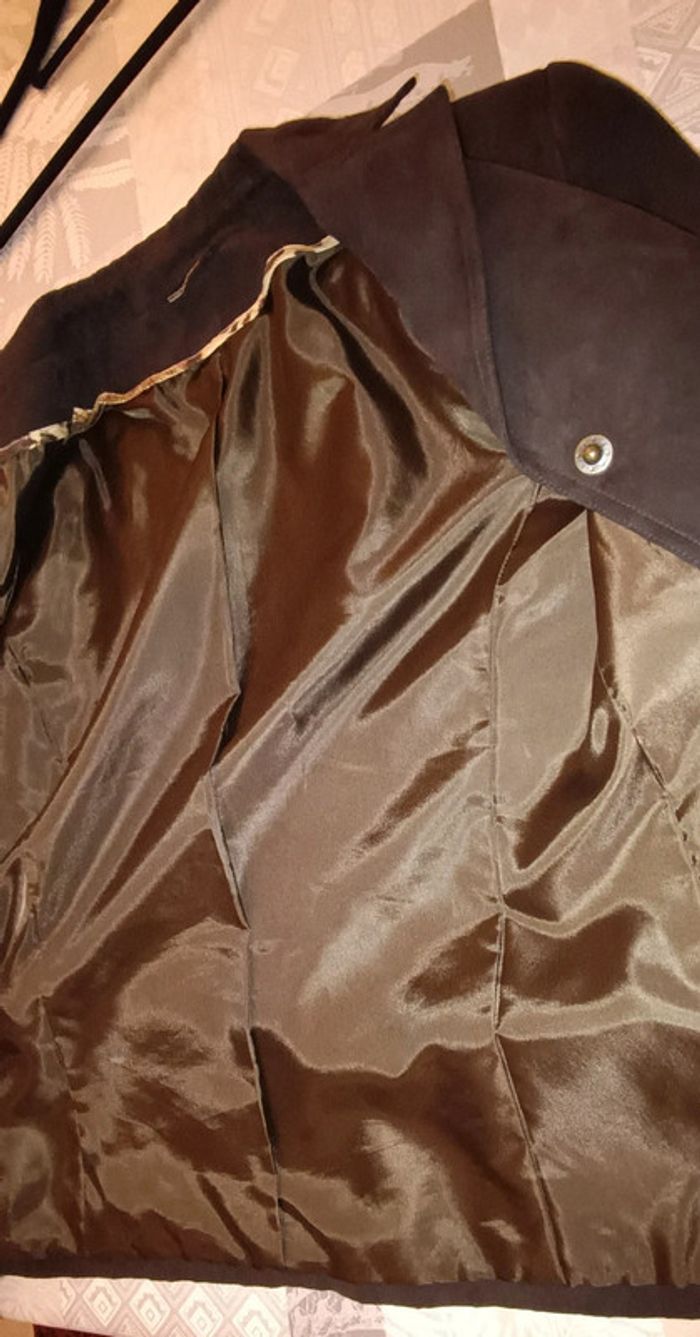 Veste marron suédine - photo numéro 5