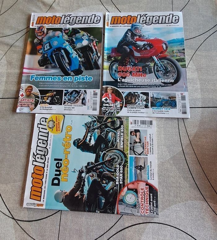 Lot de magazines sur les motos  *Moto légende* - photo numéro 3