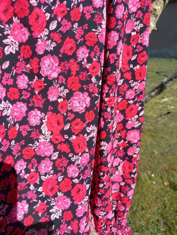 Chemisier shein taille L couleur rouge dominante - photo numéro 6