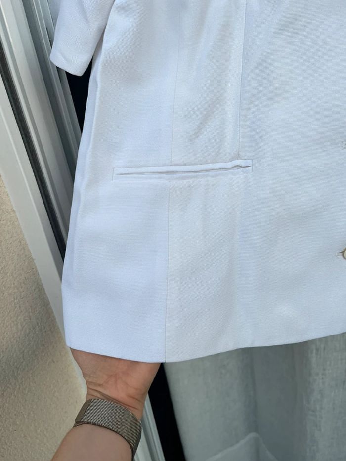 Veste blazer blanc - photo numéro 5