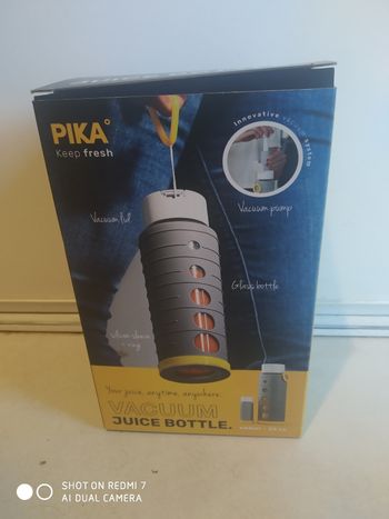 Gourde de conservation de jus sous vide PIKA