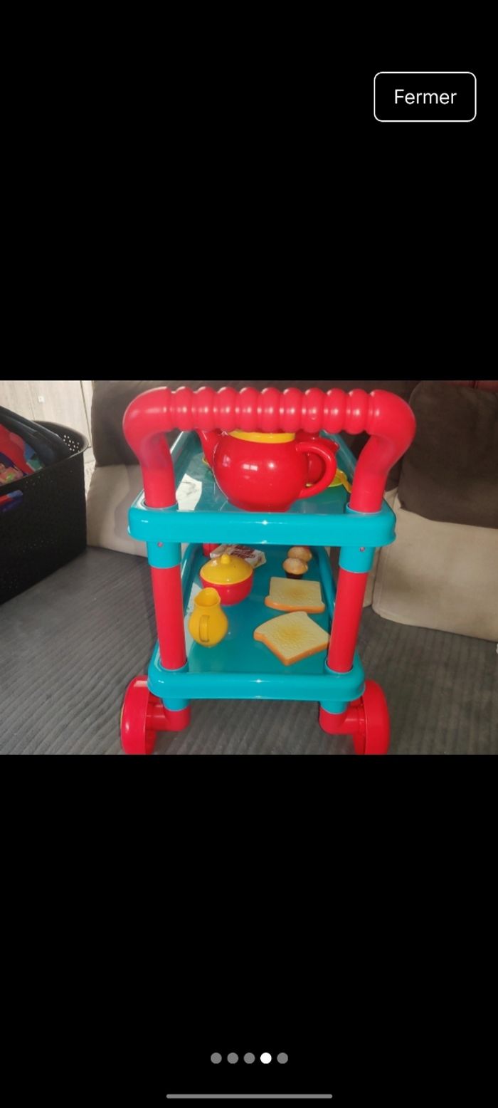 Chariot à thé jouet enfant - photo numéro 4