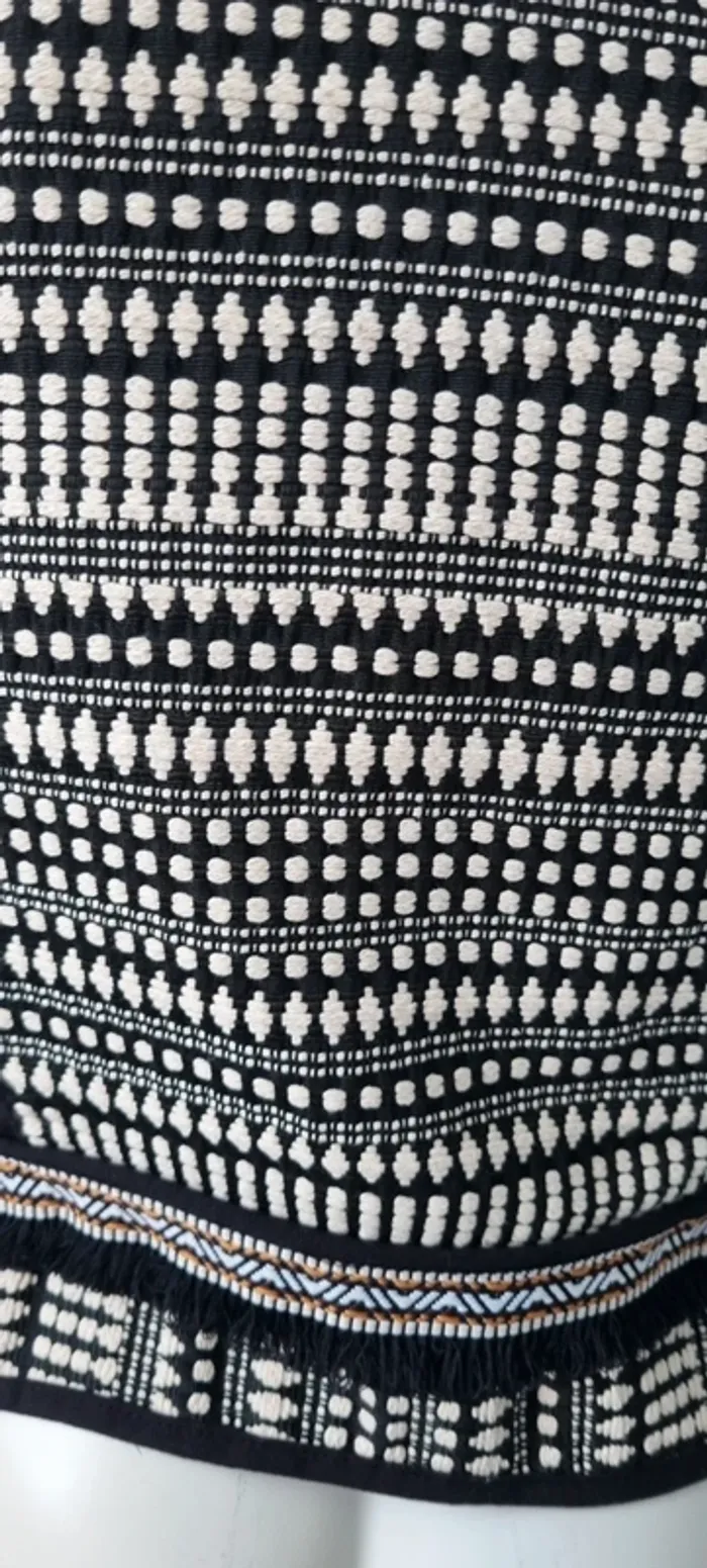 Veste tissés motif noir blanc h&m 38 - photo numéro 7