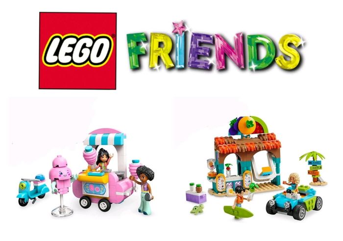 Lego Friends le stand barbe à papa et le bar à smoothie - photo numéro 2