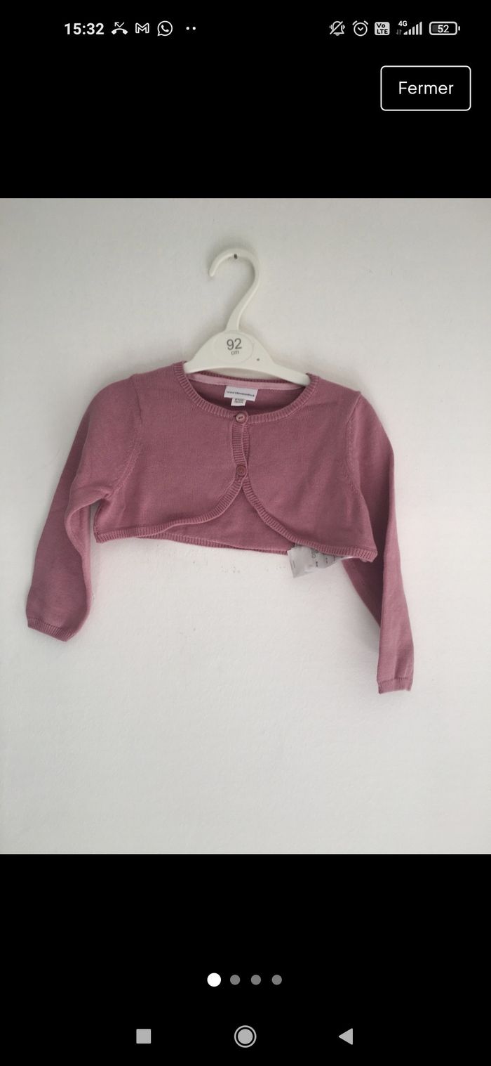 Boléro Vertbaudet en 18 mois