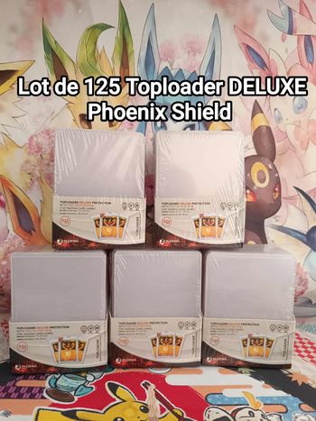 Lot de 125 Toploader DELUXE – Phoenix Shield