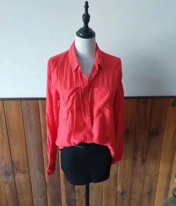 Chemisier rouge taille 36