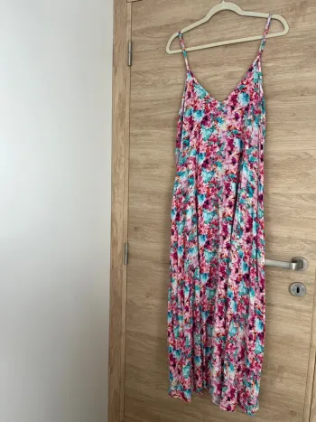 Robe longue fleurie