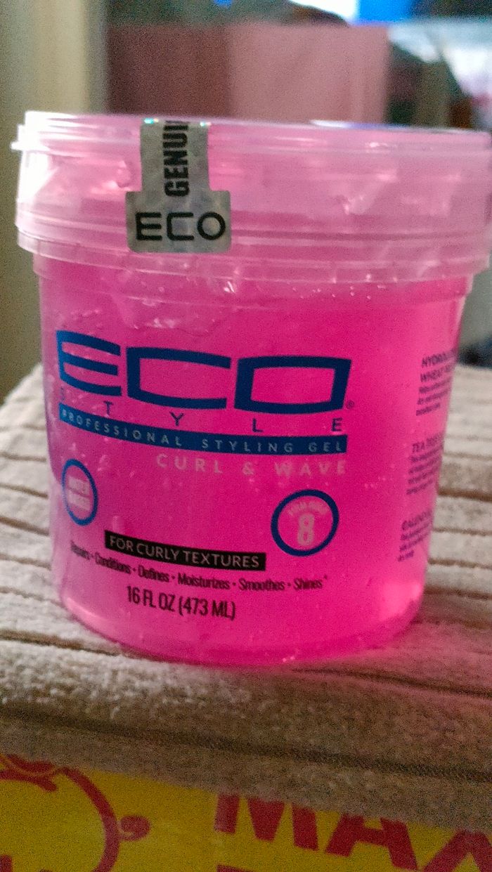 Gel Éco rose pour cheveux