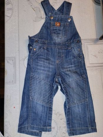 Salopette en jean bébé garçon