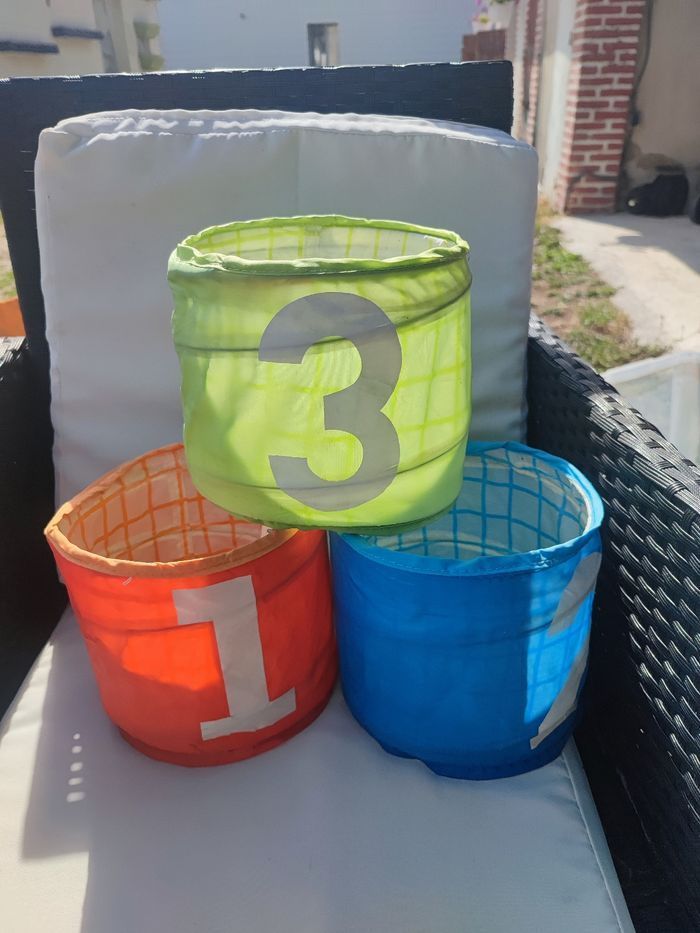 Lot 3 paniers Ikéa chambre enfant - photo numéro 4