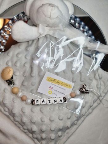 Attache tétine personnalisée