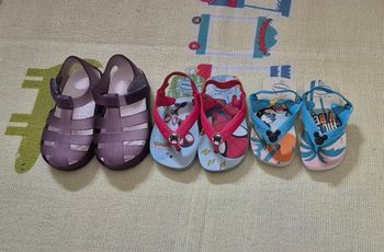 Lot chaussures d’été 