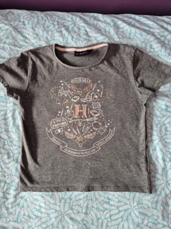 T-shirt Harry Potter gris chiné