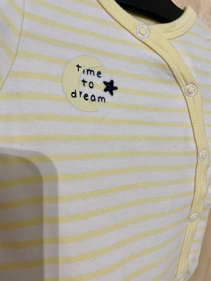 Pyjama / grenouillère, coton, mixte - 0 mois - photo numéro 2