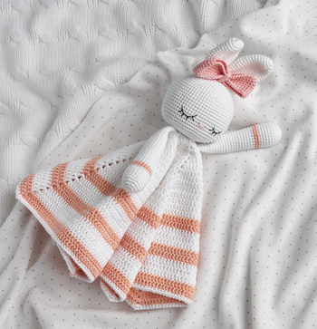 🧸🐰 Doudou lapin fait main au crochet